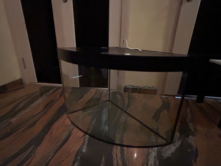 Акваріум кутовий 80л