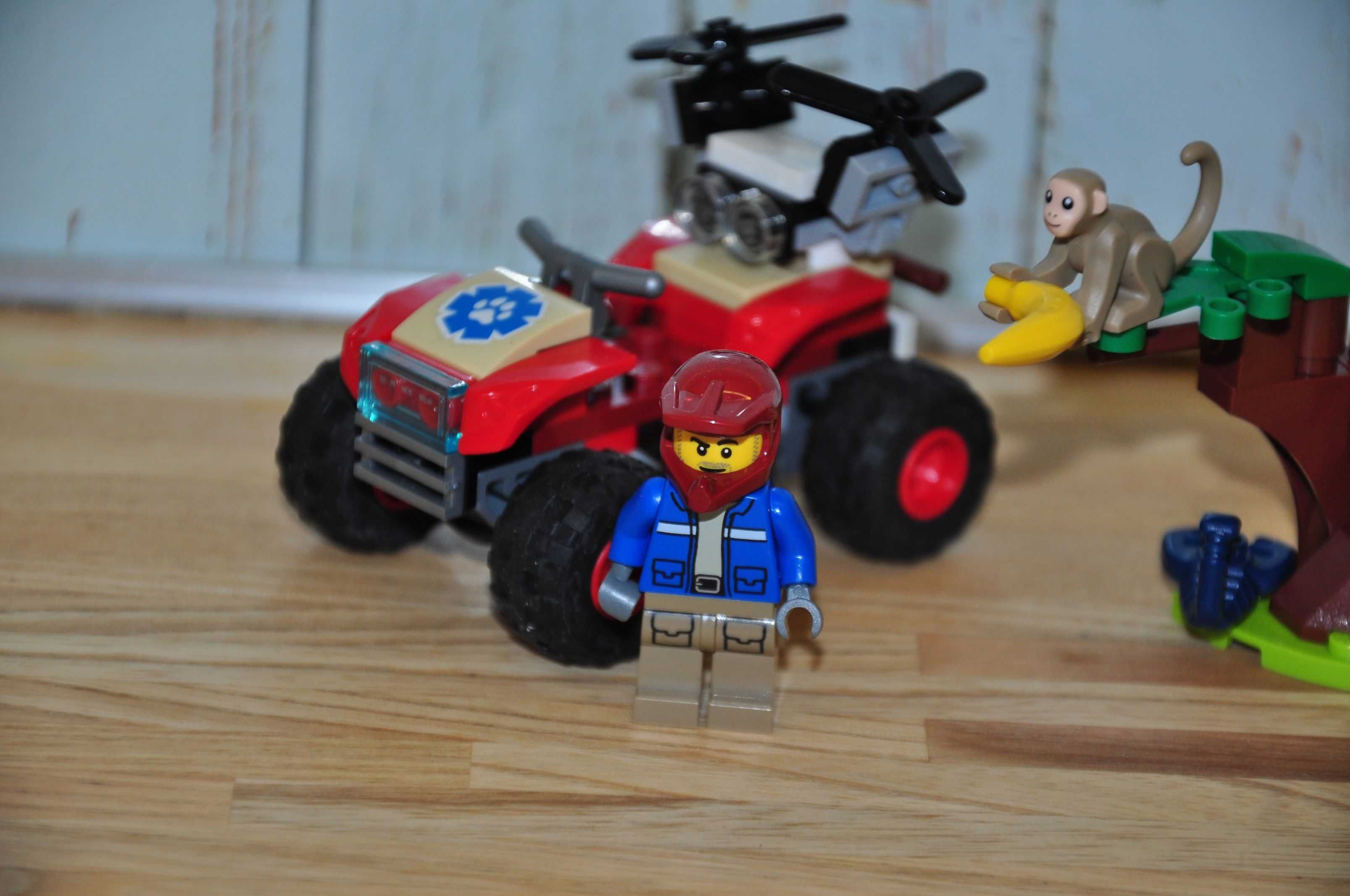 Z0149. Zestaw LEGO City 60300-1 Quad ratowników dzikich