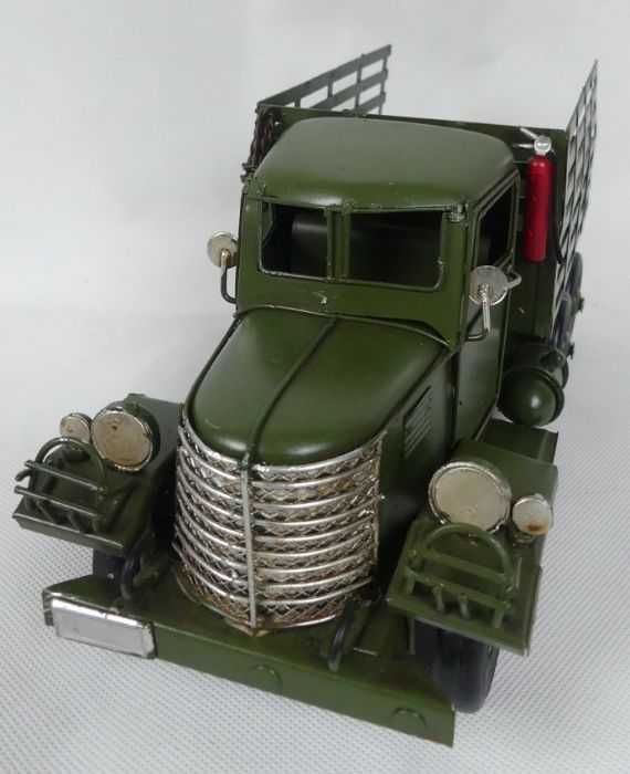 Metalowa WOJSKOWA ciężarówka pojazd AUTO 26 cm