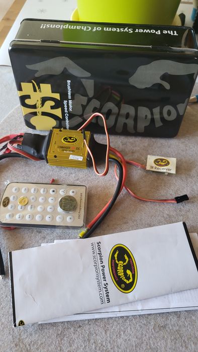 Regulator do śmigłowca ESC Scorpion 130 A Opto