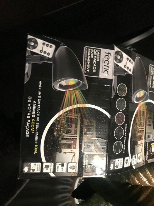 Projetor luminoso exterior multicolor natal