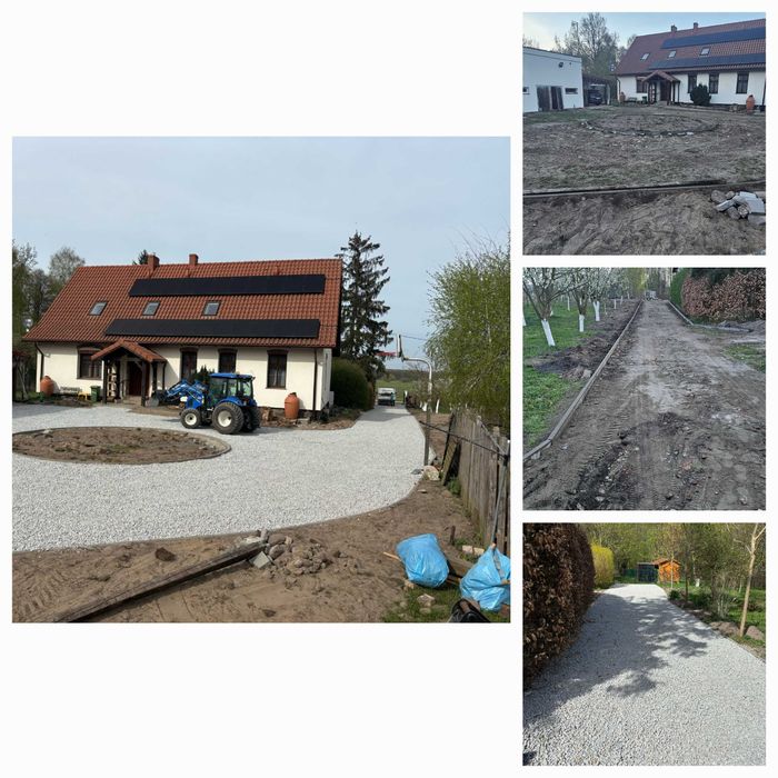 Kamienie ozdobne w BUDZYNIU Grys, Kostka granitowa, Otoczaki,TRANSPORT