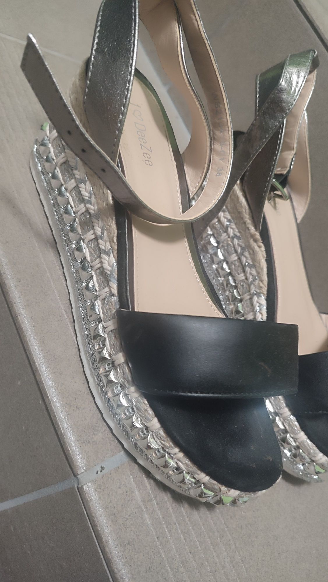 Buty koturny espadryle