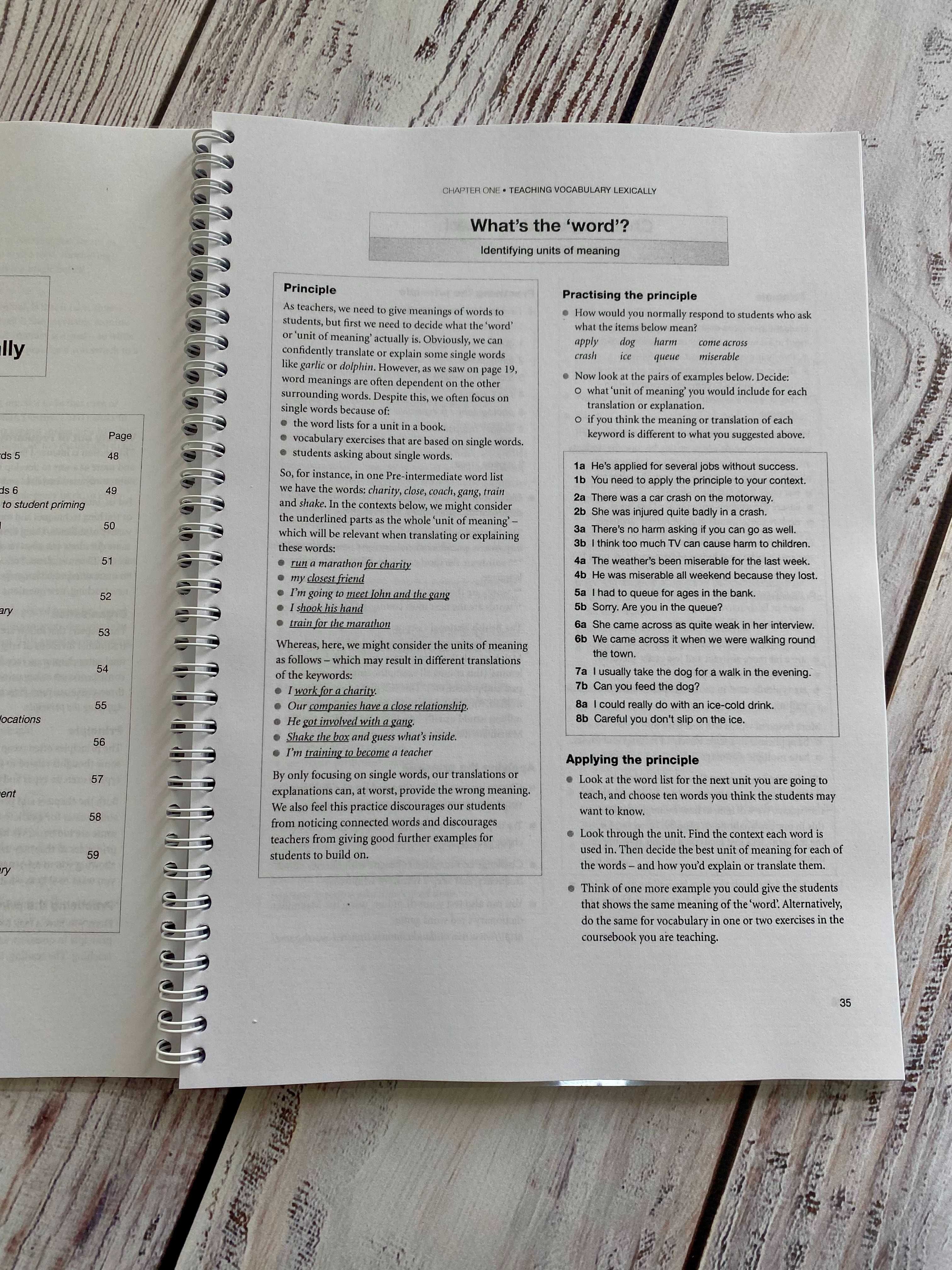 Teaching Lexically