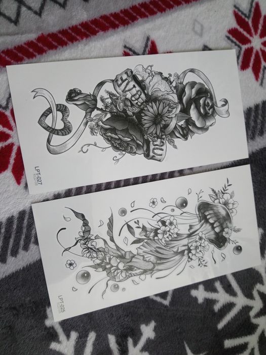 Tatuaże tymczasowe zestaw 2szt