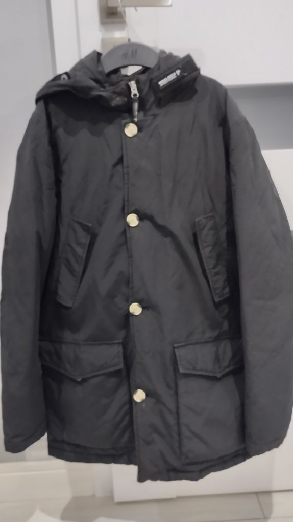 Warto Woolrich Parka czarna Arctic puchowa  M /38