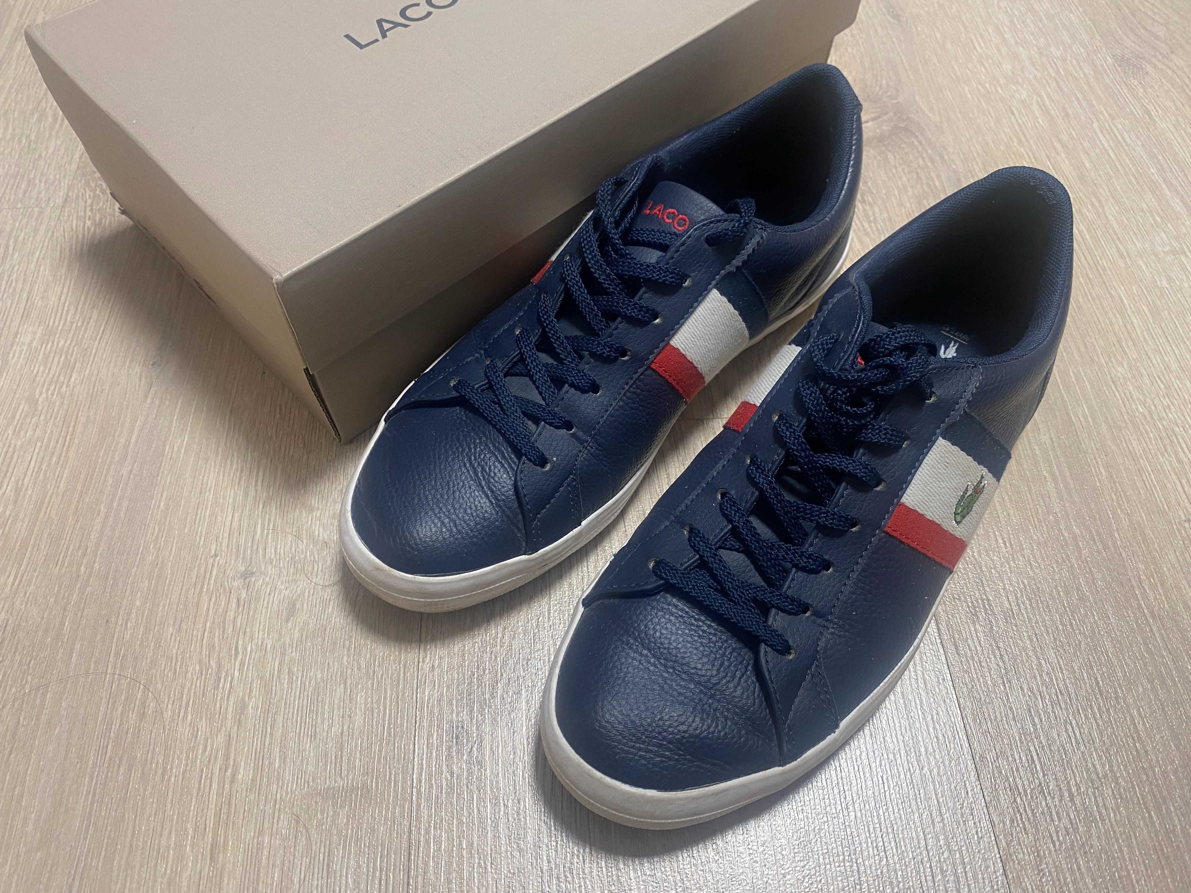 Lacoste Lerond Navy 42 чудовий стан