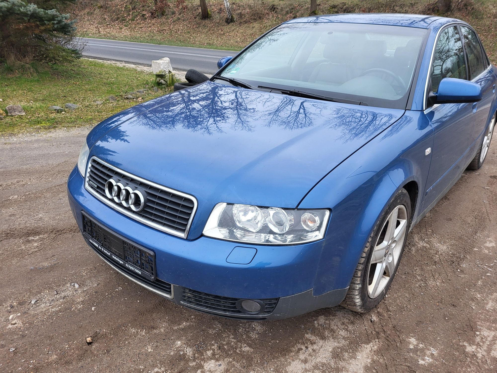 Zderzak Maska błotnik  audi a4 b6 lz5w