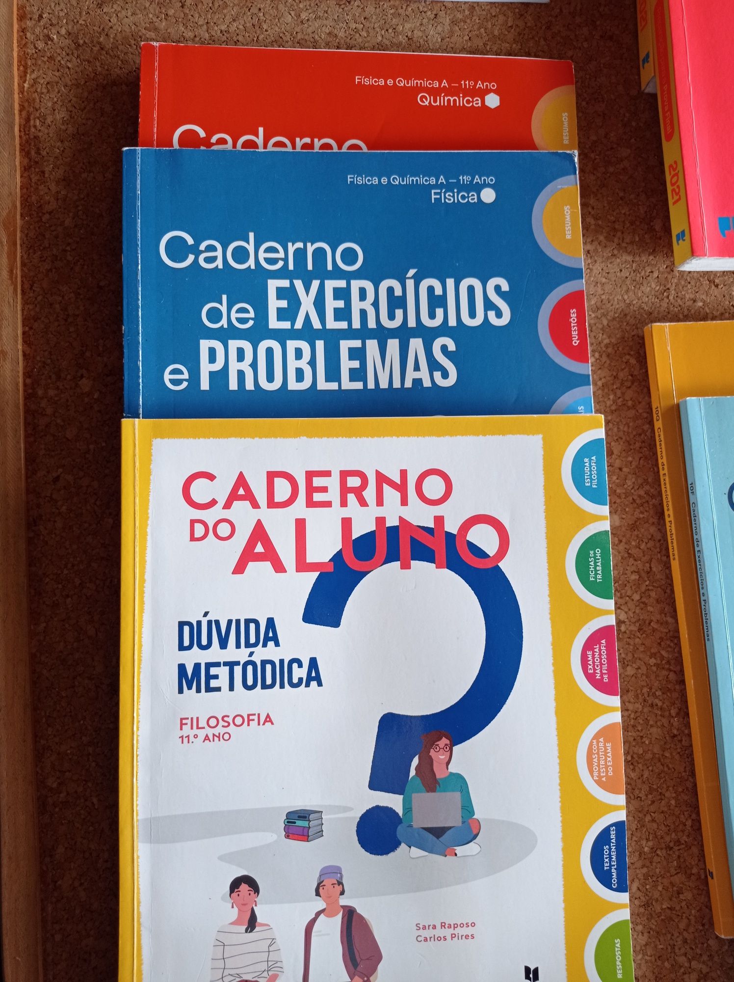 Livros exercícios FQ e Filosofia 11ano