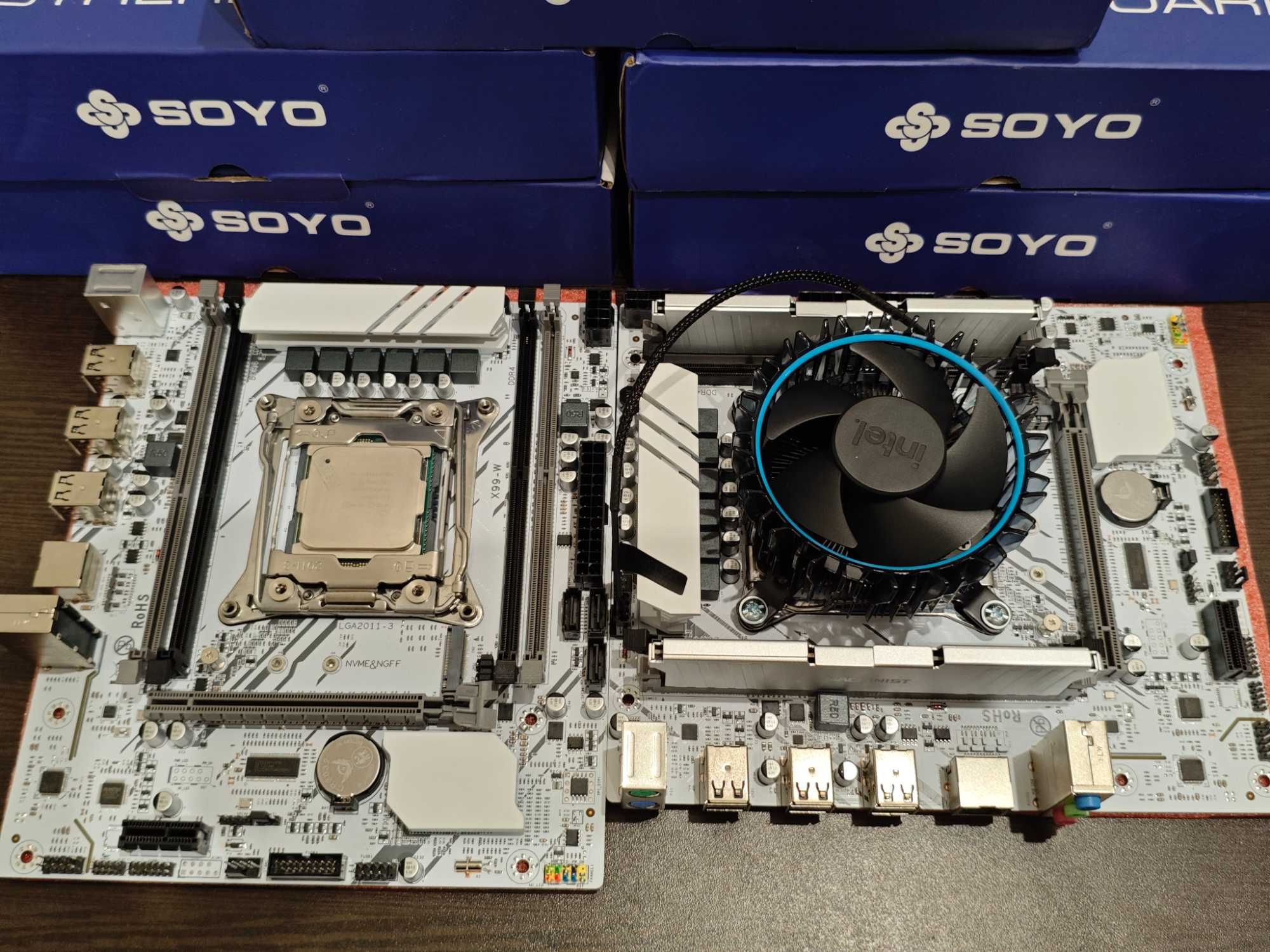 Комплект 2011V3 X99 W + кулер + CPU /2640v4 2650 2680v4 DDR4 16 4Gb 32