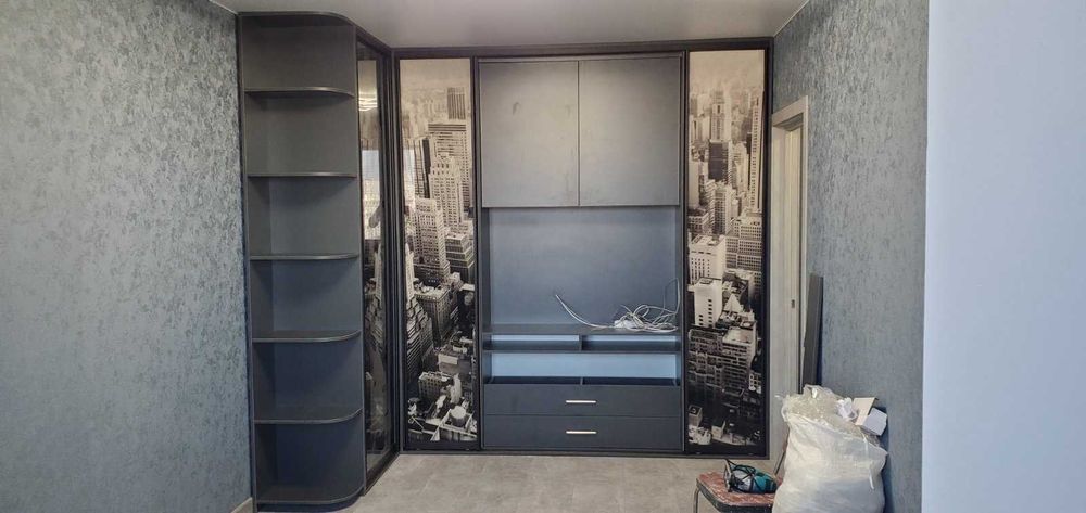 ШАФА КУПЕ ПІД ТВ-2 від 200Х55Х240 до 330х55х240 Оплата частинами!