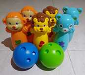 Conjunto de jogo de bowling infantil