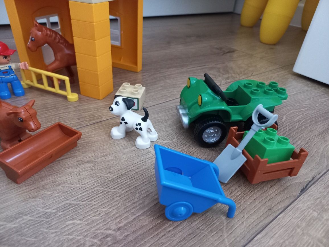 Lego duplo farma gospodarstwo koń kura owca świnka quad