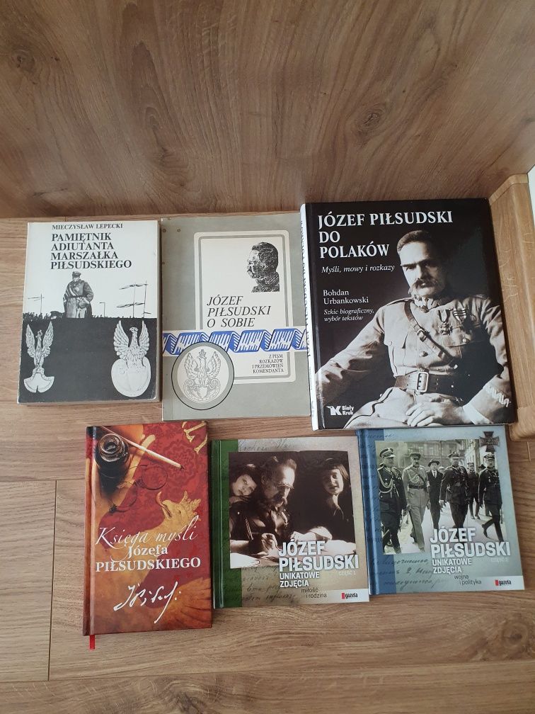 Książki Józef Piłsudski zestaw 6 książek