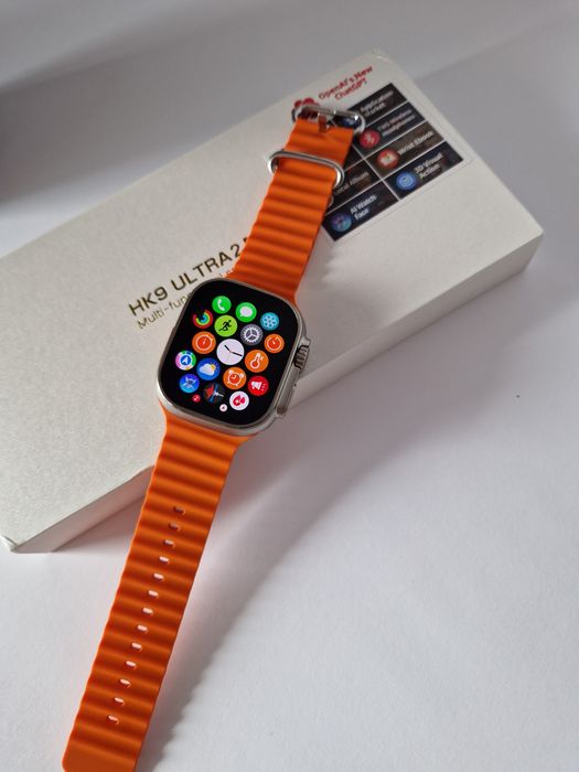 Watch Hk9 ultra 2 max komplet z dwoma paskami.