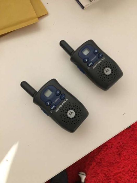 Walkie talkie motorola T4502