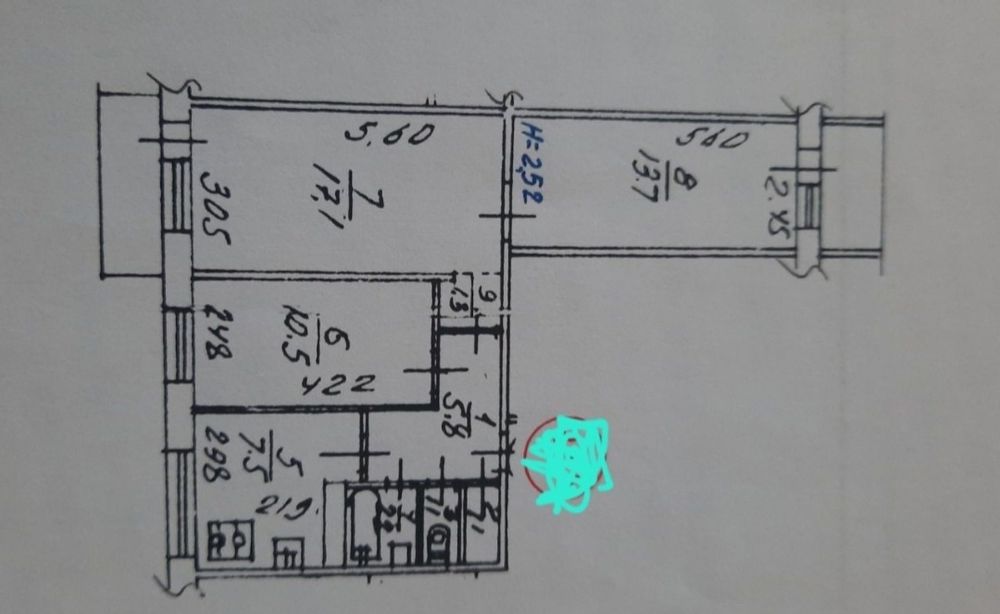 Здам 3-кімнатну квартиру