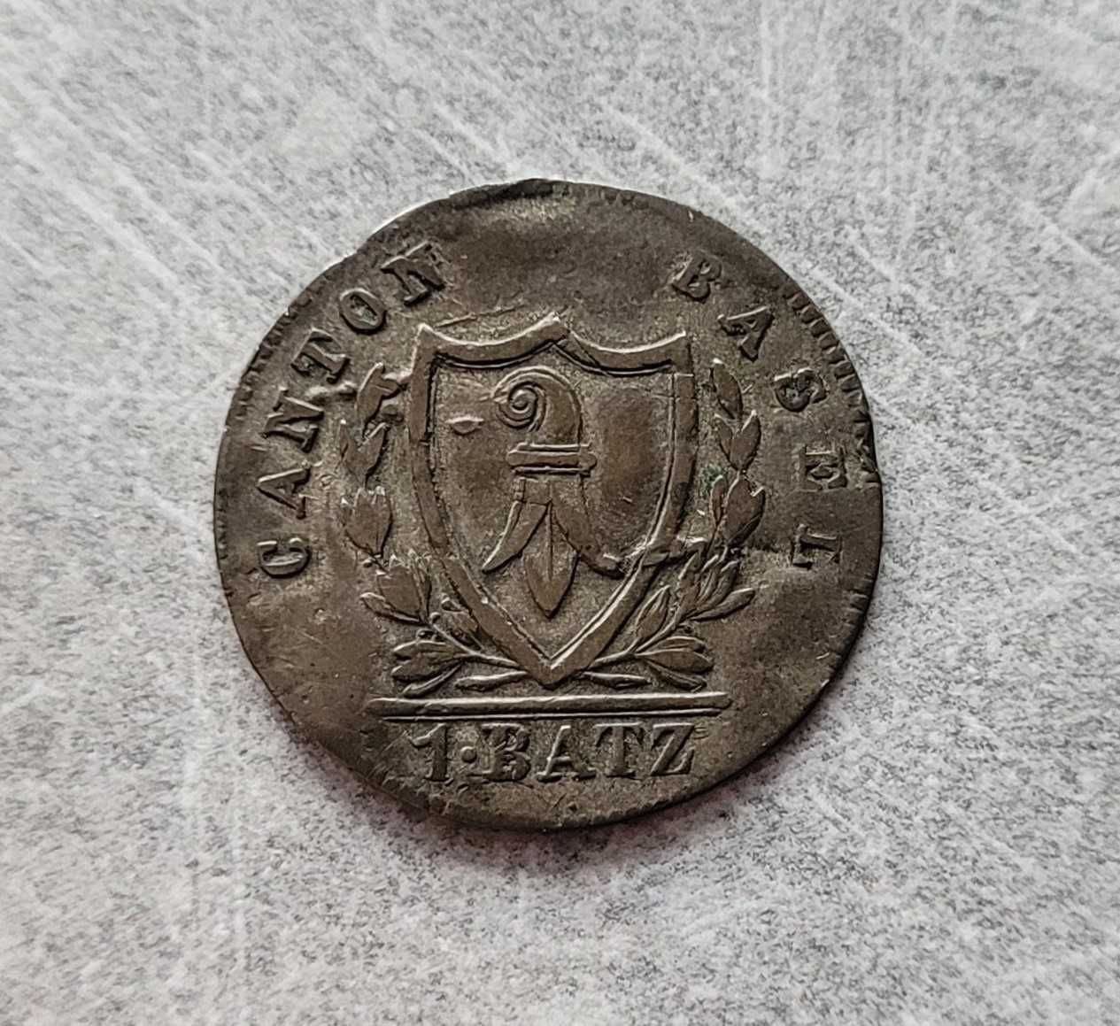 74) SZWAJCARIA srebro - 1 Batzen - 1826 r.