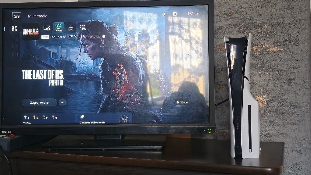 Playstation 5 slim 1tb  z napedem I padem jak nowe