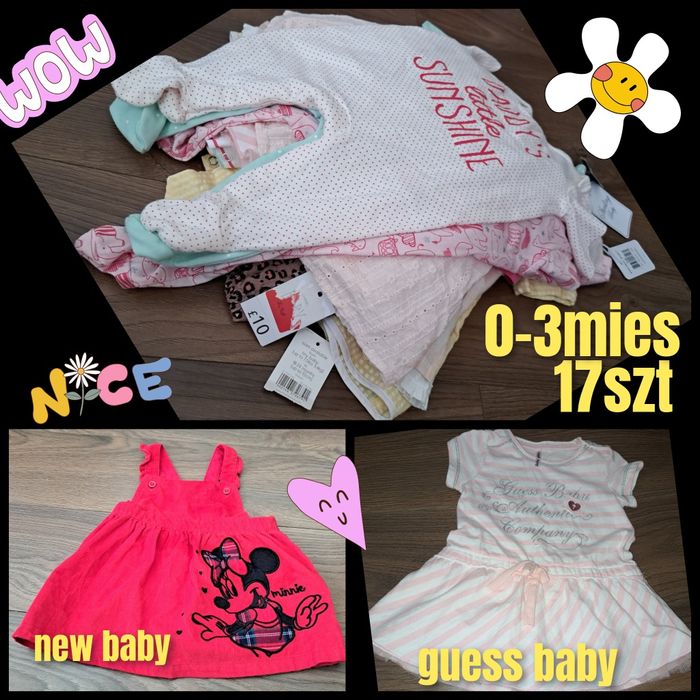 Mega paka 0-3mies r 62 guess baby emporio baby