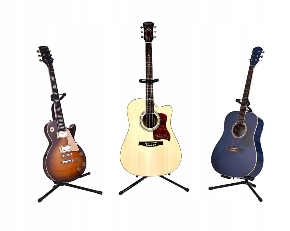 Stojak Statyw Wieszak Gitarowy Stojak na Gitarę Regulowany Gitara