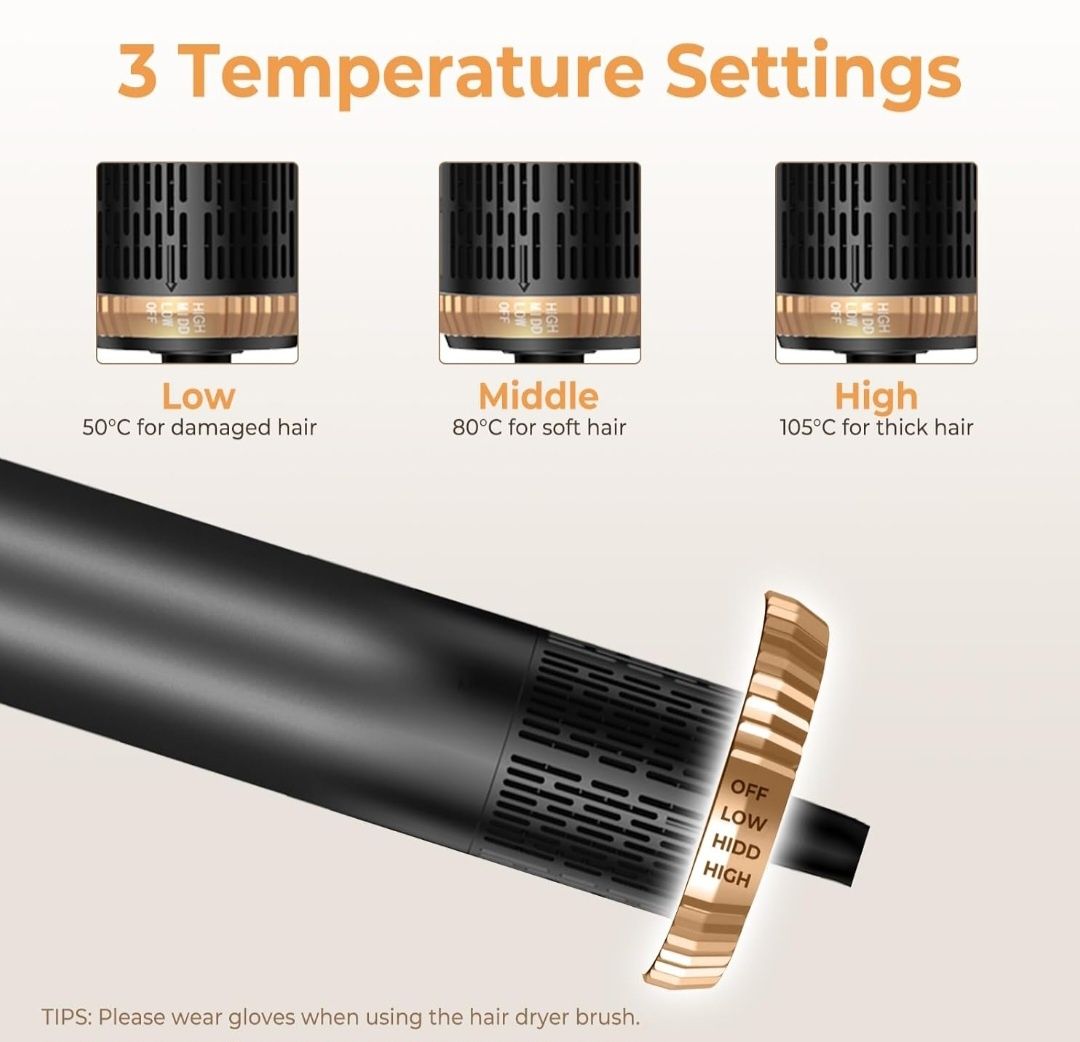 Air Styler Air Brush 6 w 1, suszarka do włosów jonowych
