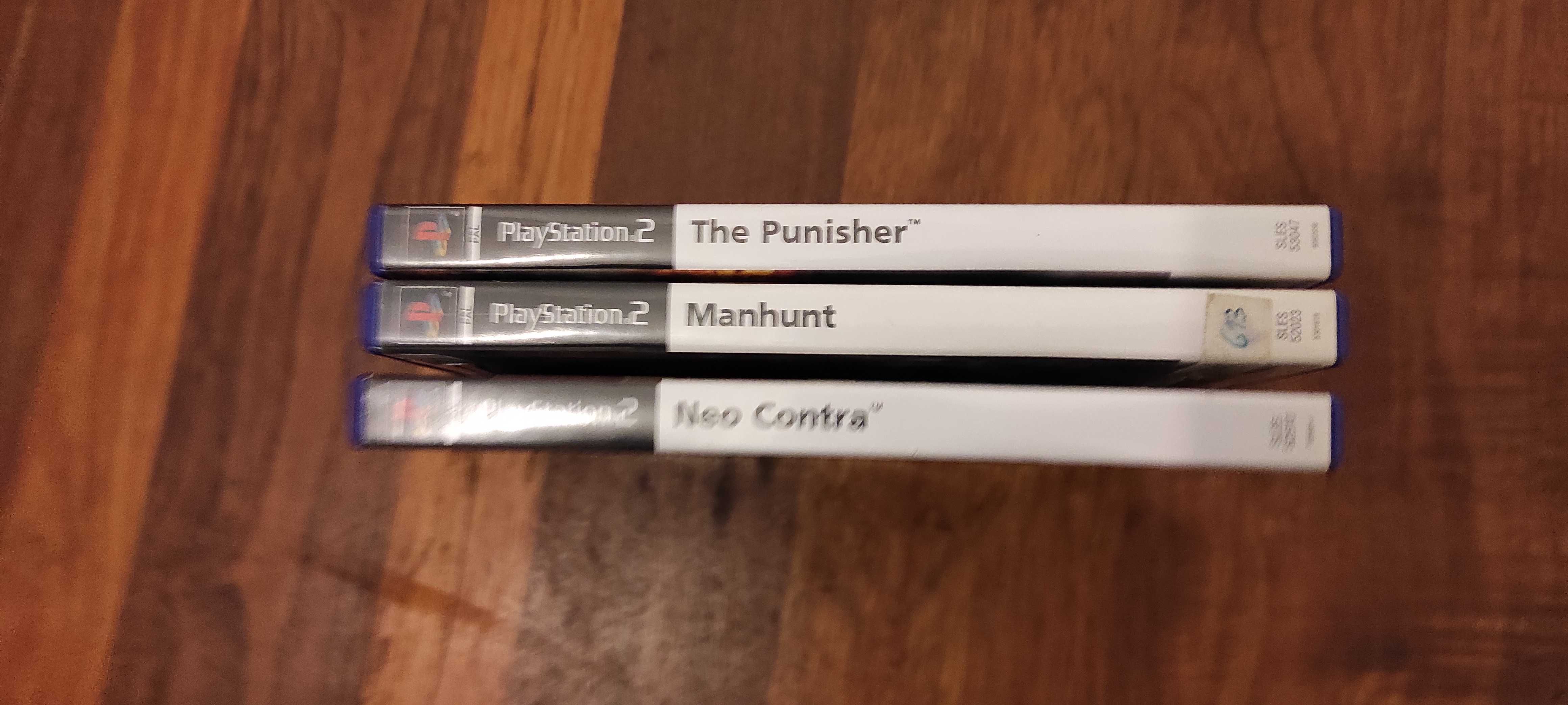 Jogos ps2 (PES, Neo contra, The punisher e Manhunt