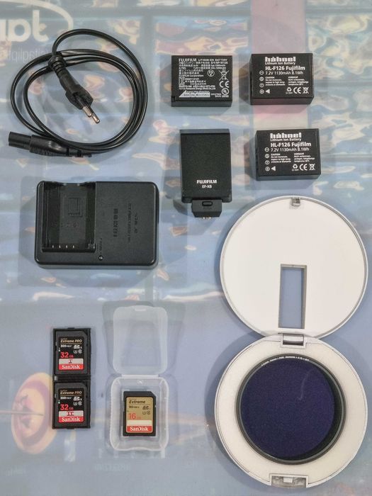 Câmara Fujifilm X-T1 + XF 16-55mm F2.8 + XF 35mm F1.4 R