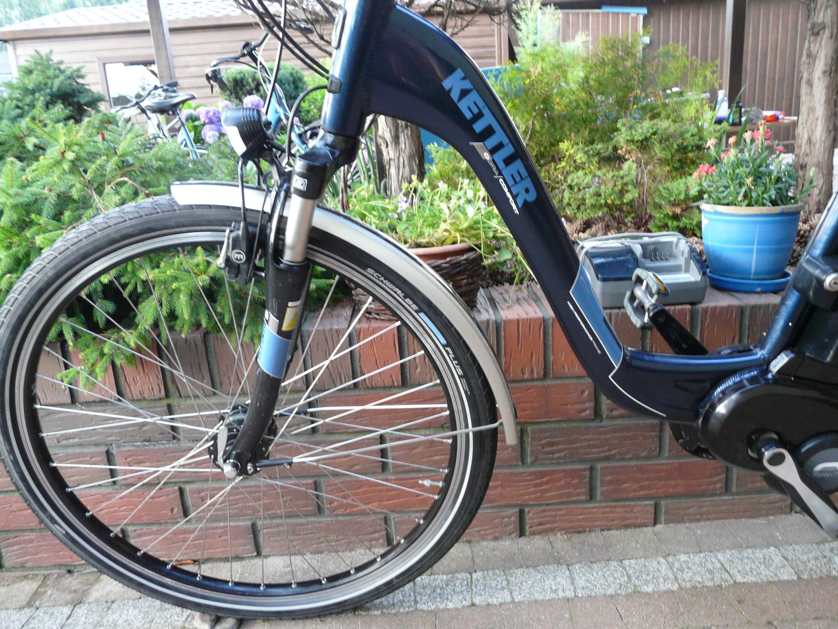 Rower elektryczny KETTLER City Comfort 28"/55 -ładny sprawny Germany