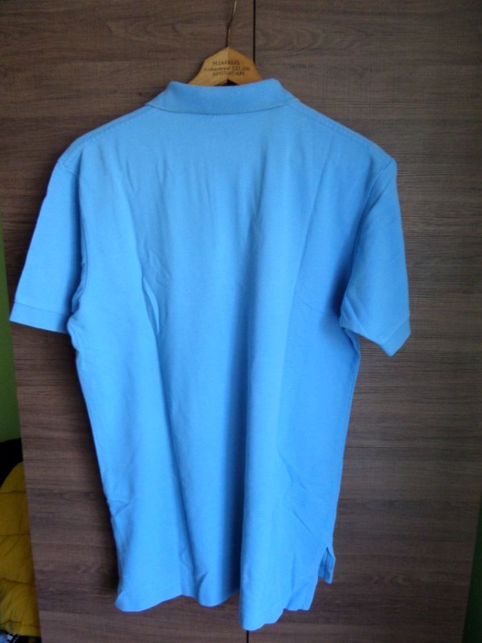 KOSZULKA POLO RALPH LAUREN M/L błękitna rózowy konik logo Mega T-shirt