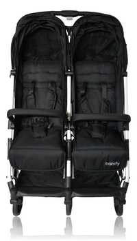 Babify Twin Air Wózek Spacerowy Bliźniaczy Do 22kg black