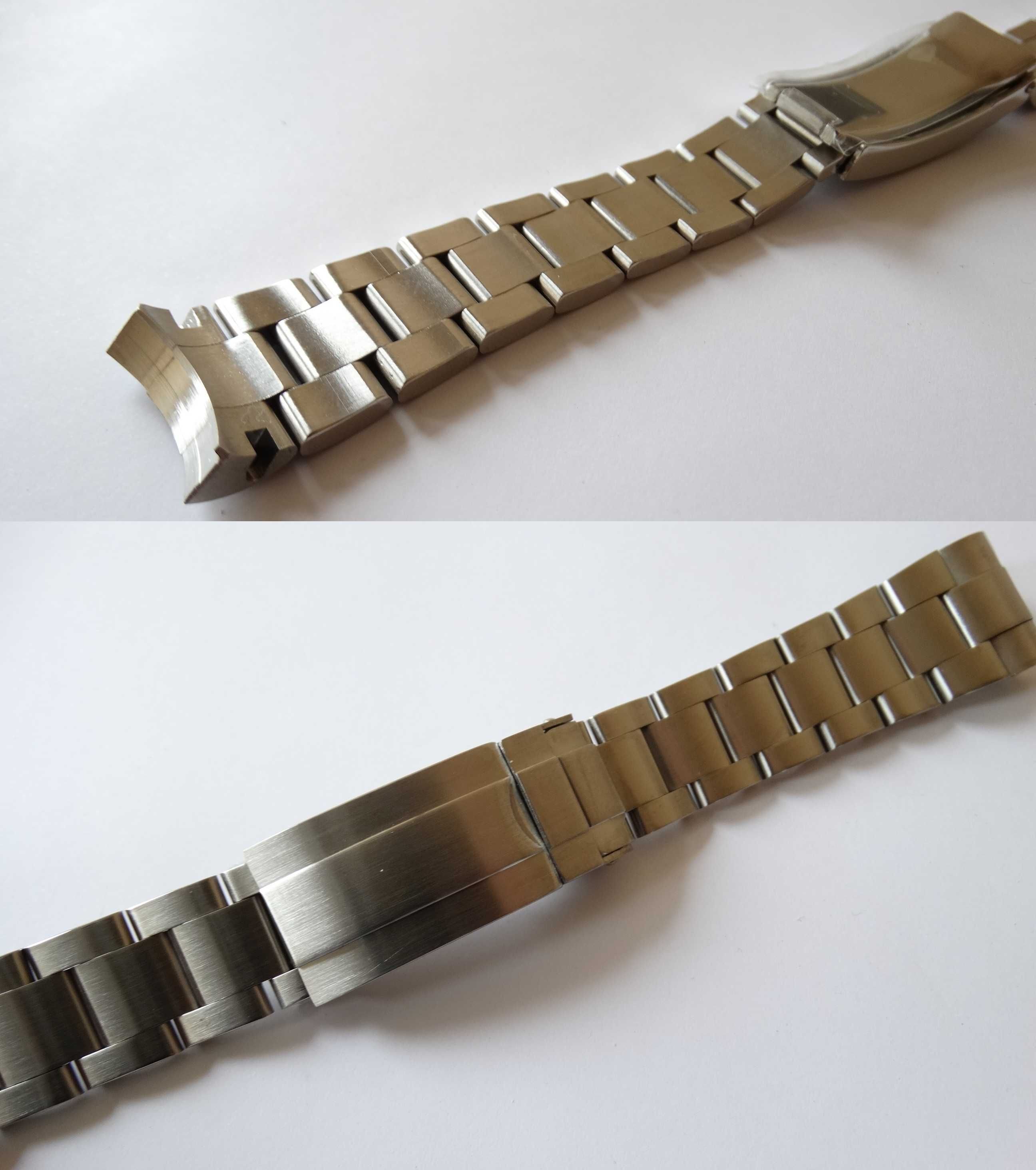Bransoleta 20mm do zegarka Rolex Daytona GMT Submariner mat stal 904L