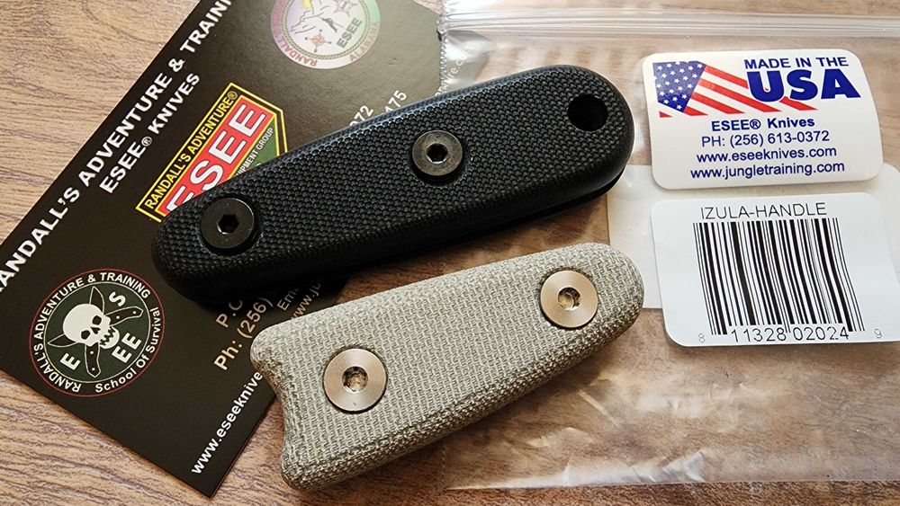 Фірмові накладки ESEE Izula / Ka-Bar. Оригінал із США.