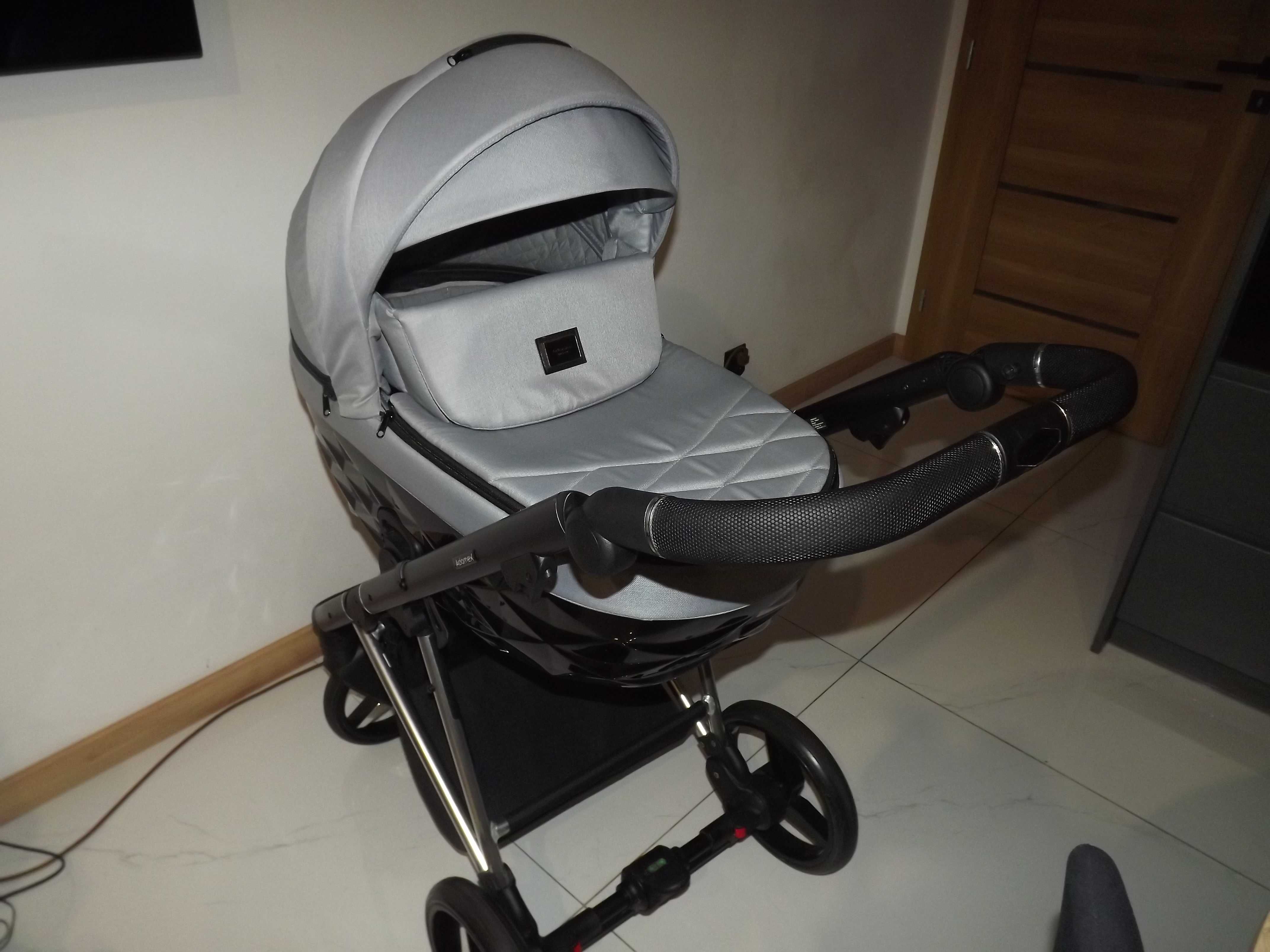 Adamex Quantum jak Adamex Belissa  special edition  3w1 Szary Cybex