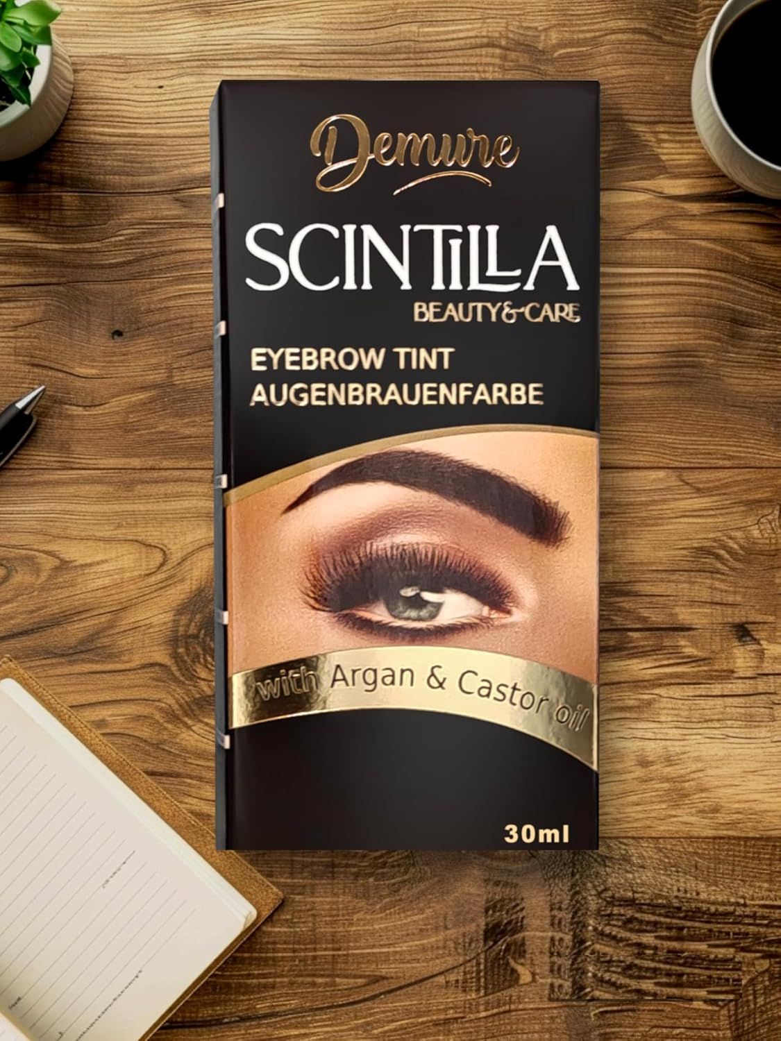 demure henna do brwi i rzęs czarna