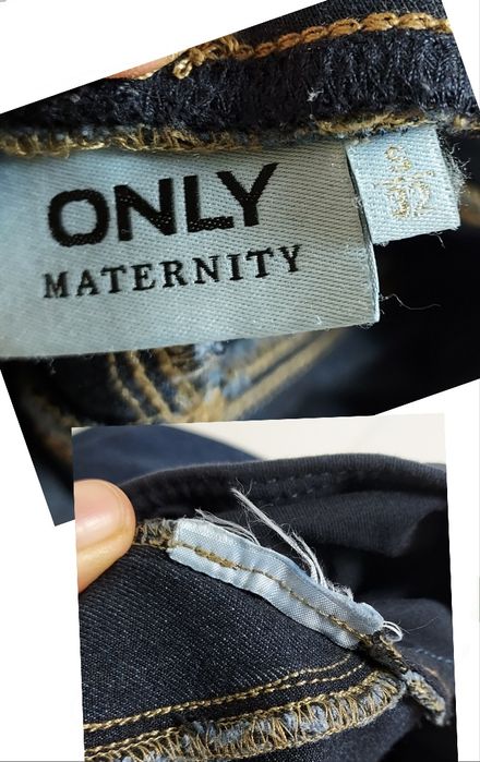 Only Maternity_jeansy ciążowe Super Skinny_S L32