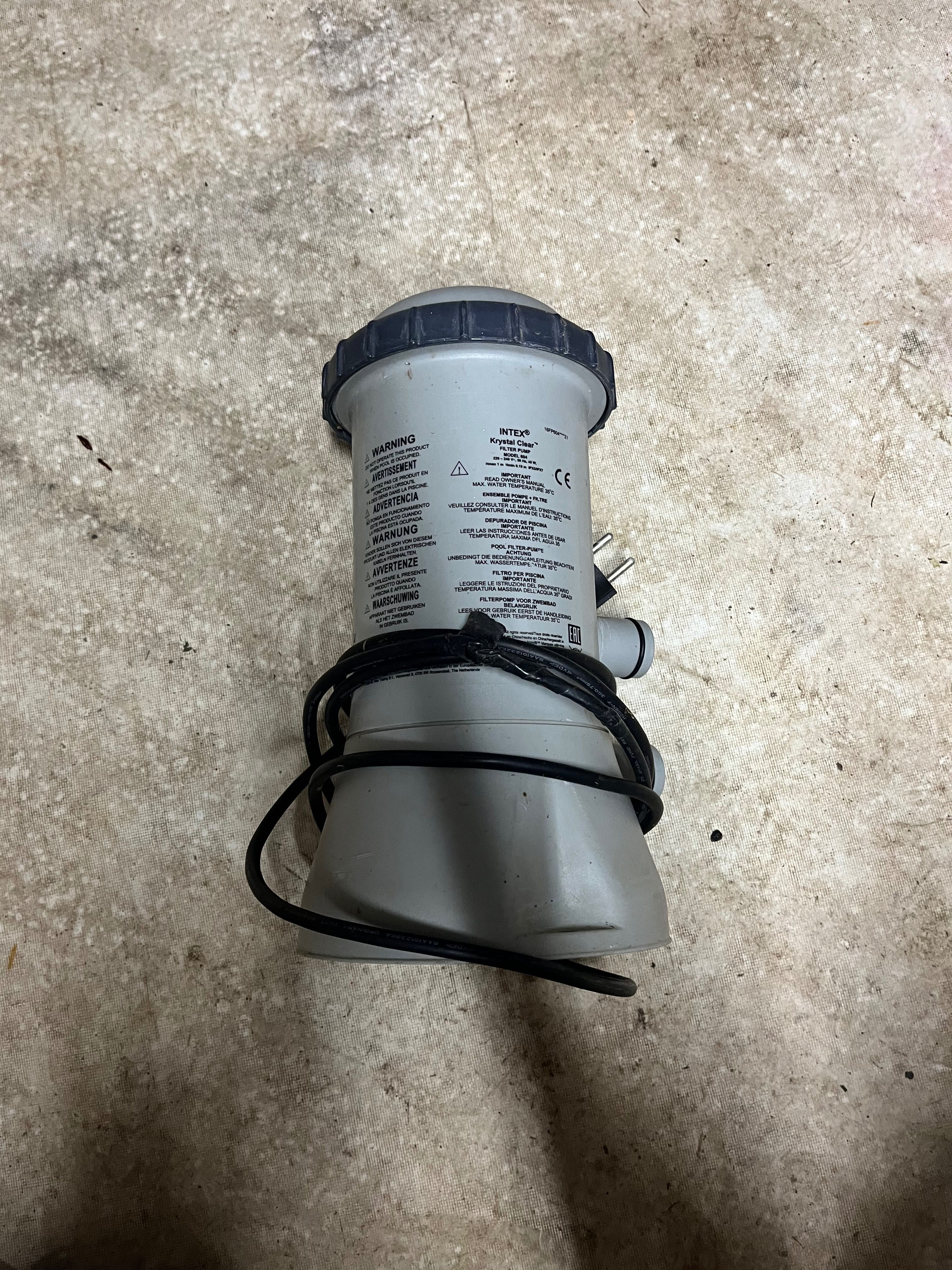Intex Krystal Clear FILTER PUMP MODEL
604