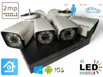 Коплект камер видеонаблюдения спостереження IP AHD Wifi установка
