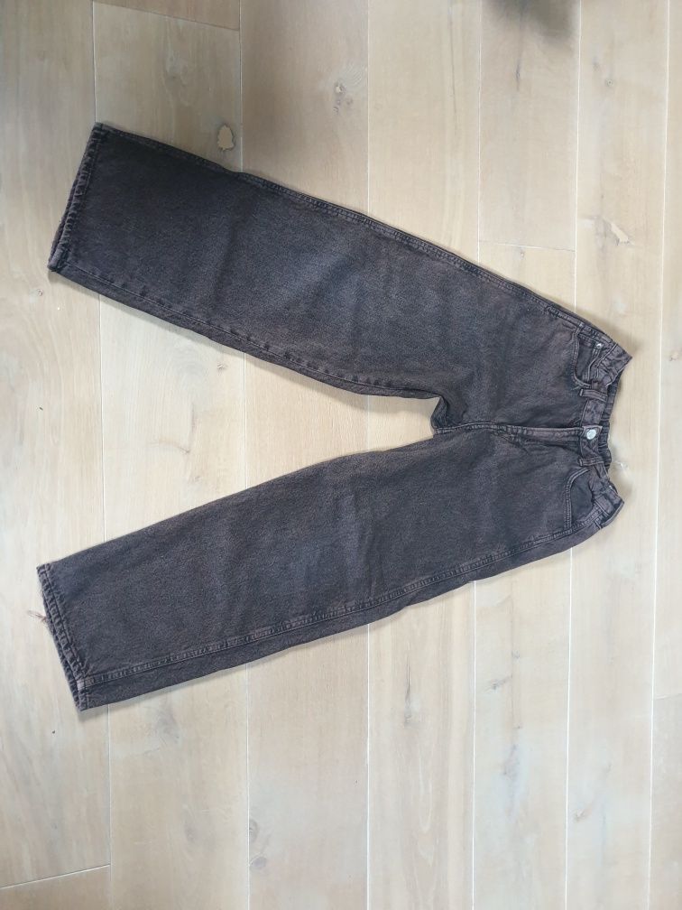 Spodnie dziewczece Buggy brazowe H&M 12-13 lat