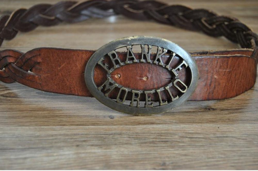 FRANKIE MORELLO плетений ремінь ручної роботи Італія.