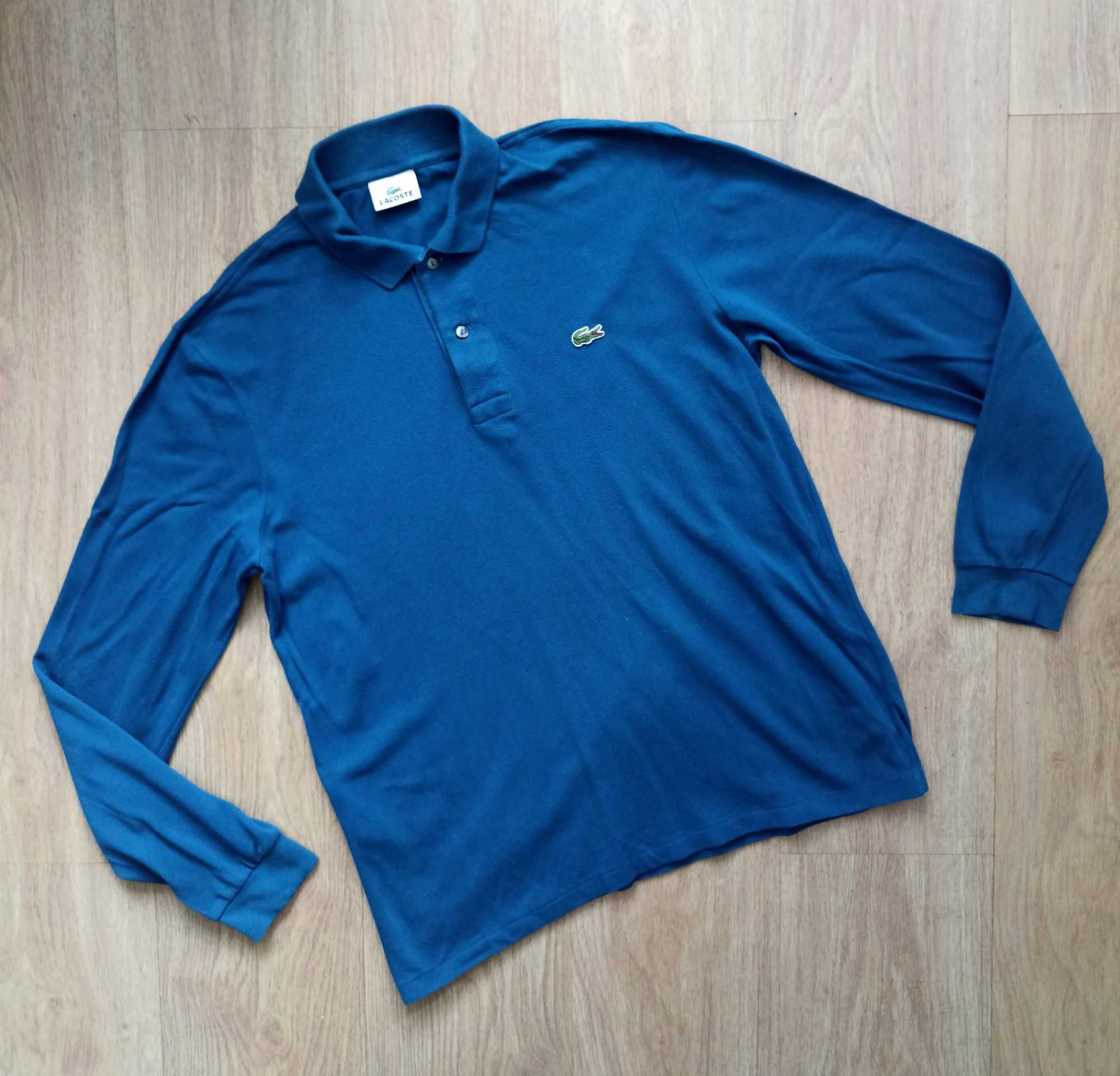 Lacoste longsleeve w kolorze morskim L męski