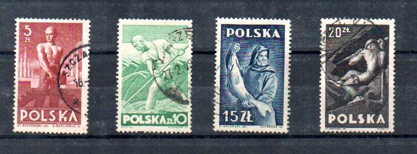 Znaczki Polska - 1947 rok - Świat Pracy
