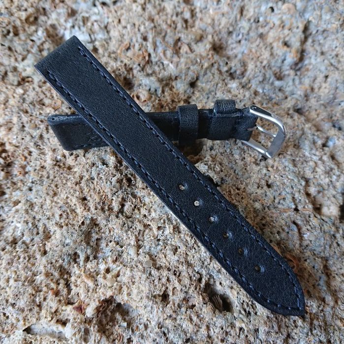 Pasek do zegarka 18 mm ręcznie robiony skóra naturalna handmade