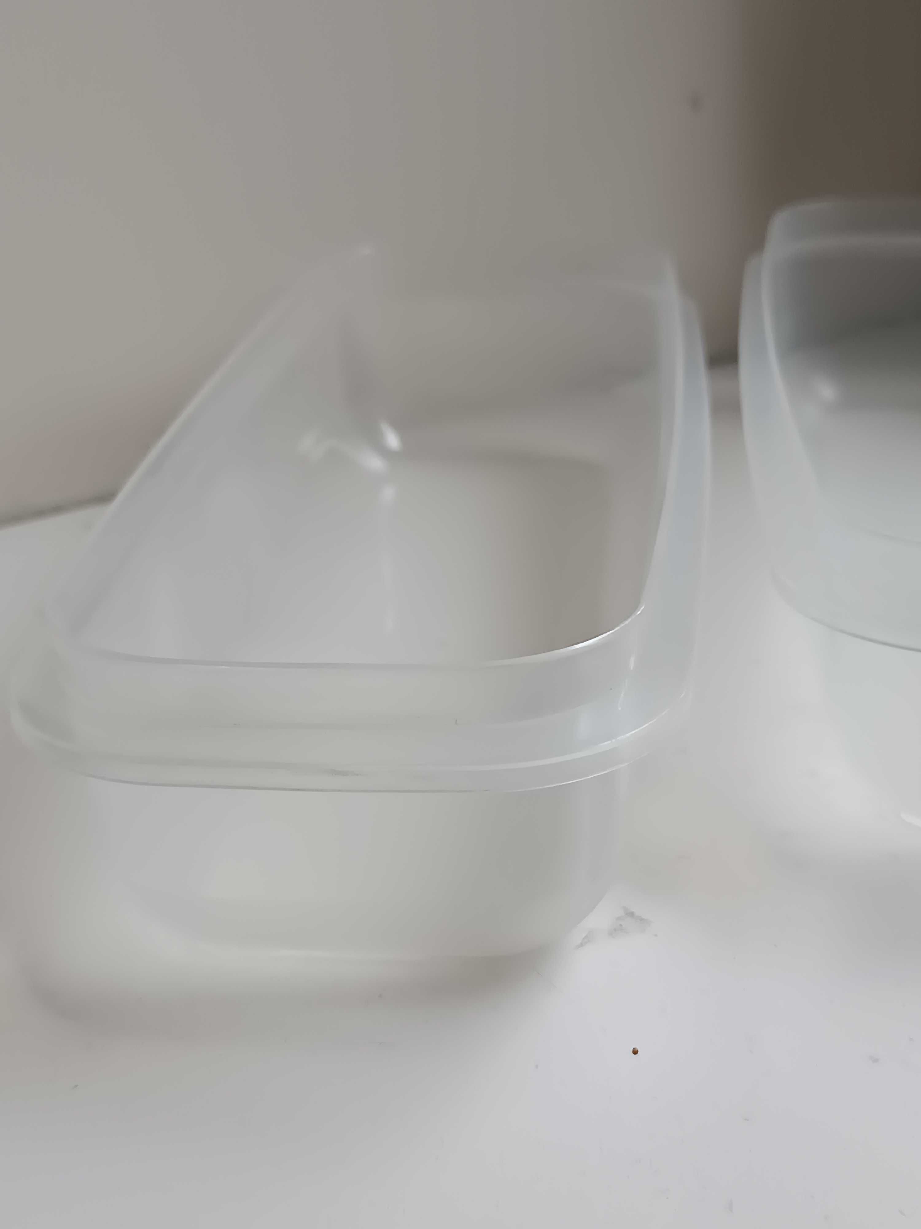 Plastikowe pojemniki pudełka pudełko na żywność długie podłużne zestaw