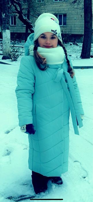 Зимовий плащ для дівчинки