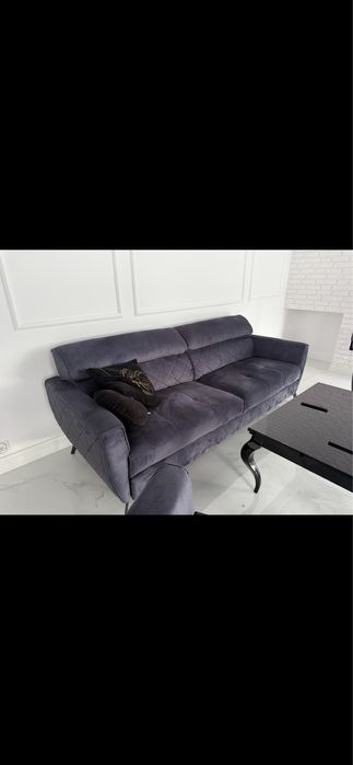 Sofa plus dwa fotele sofa z funkcją spania