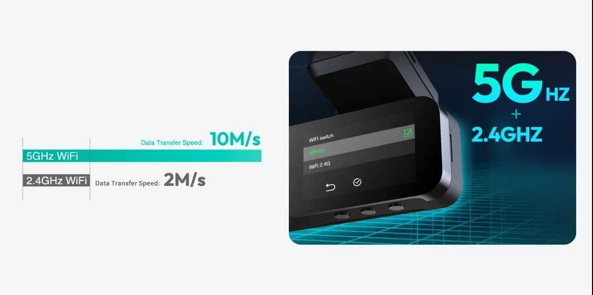 Dashcam frontal 4K + câmara traseira GPS e Wi-Fi - 360 | Botslab G980H