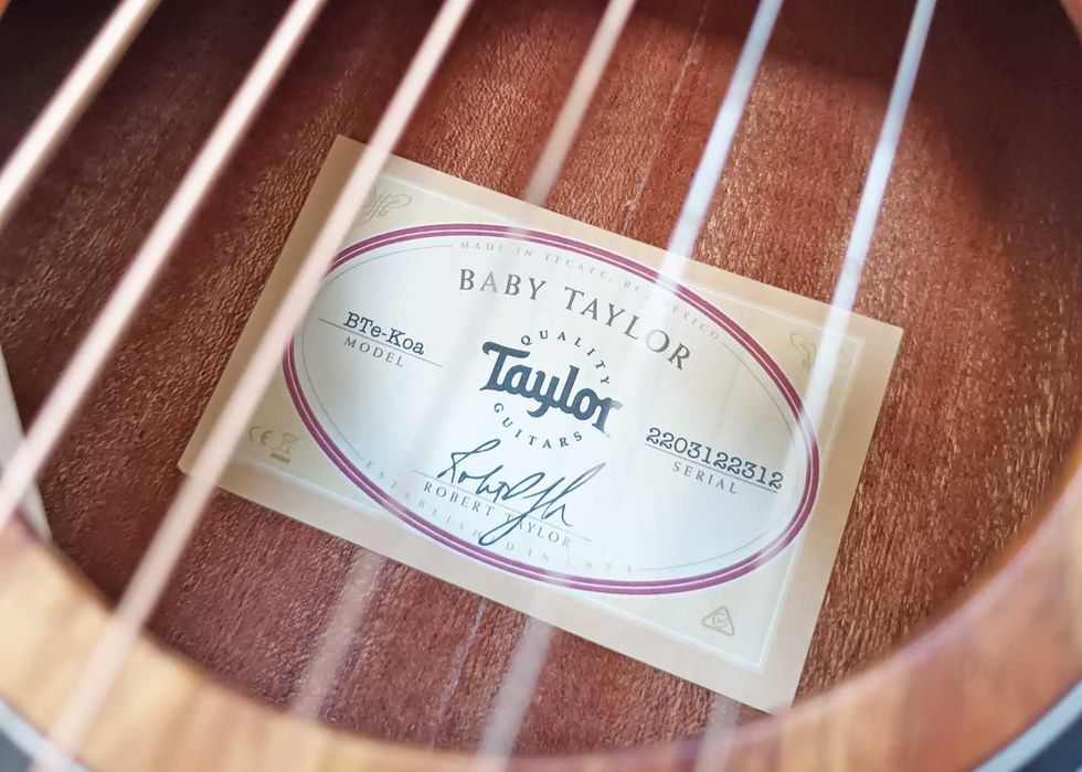 Taylor Baby BTe Koa - Nova