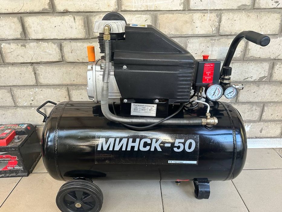 Компрессор в идеальном состоянии intertool 50L (минск-50)