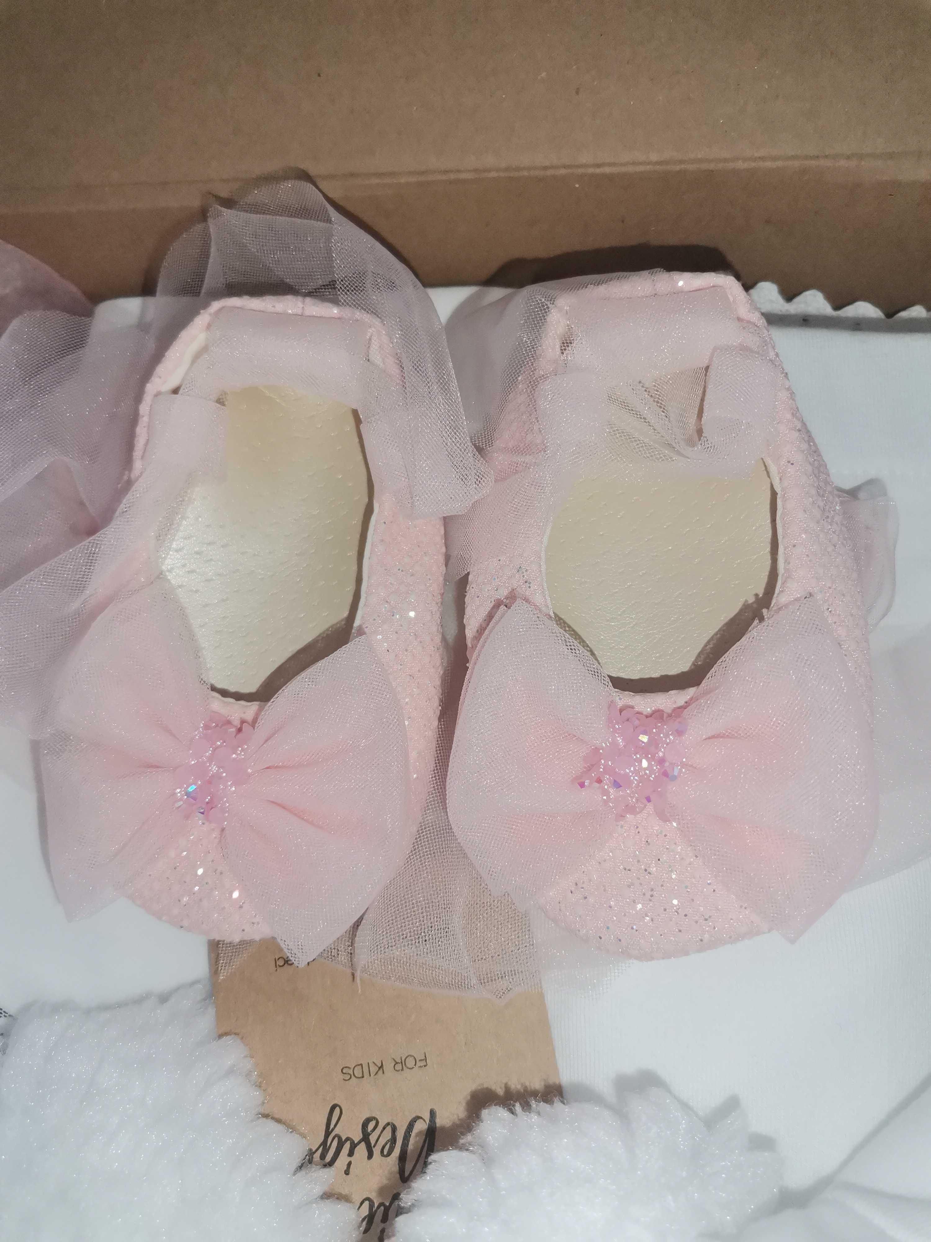 Buty na chrzest Sophie desing